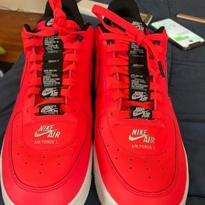 Limited edition Nike air Force 1 "infrared"